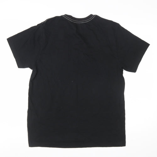 Timberland Men's Black Crew Neck Logo T-Shirt Size M