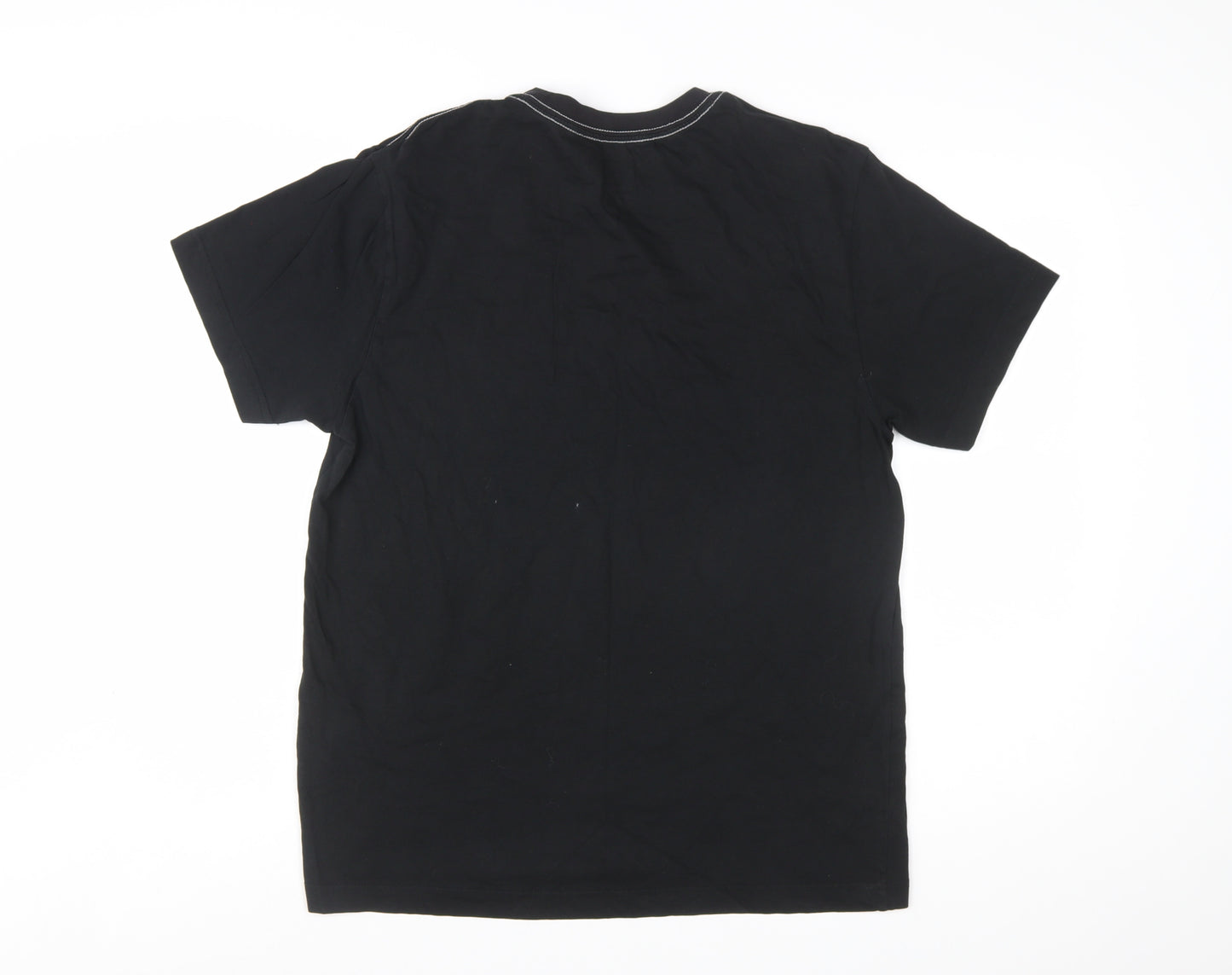 Timberland Men's Black Crew Neck Logo T-Shirt Size M