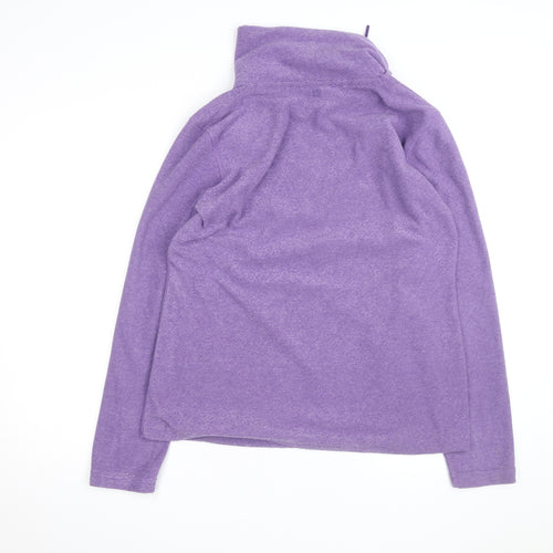 Mountain Warehouse Women Purple Size 16 Pullover Cowl Neck Sweatshirt