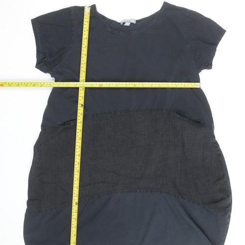 Blue Vanilla Women’s Black Knee Length Shift Dress Size M