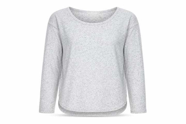 Miss Selfridge Womens Grey Long Sleeve Jersey T-Shirt Size 6