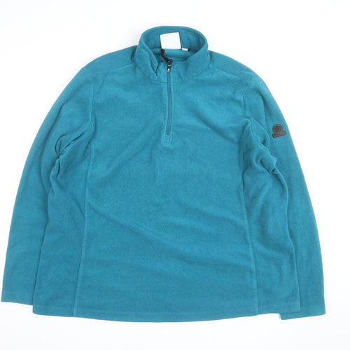 TOG24 Women's Blue 1/4 Zip Fleece Pullover Size 20