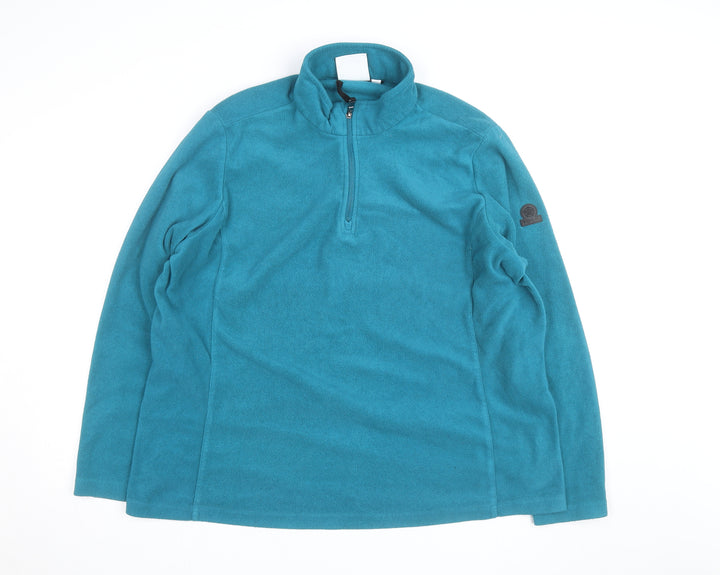 TOG24 Women's Blue 1/4 Zip Fleece Pullover Size 20
