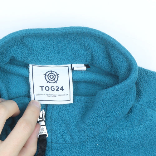 TOG24 Women's Blue 1/4 Zip Fleece Pullover Size 20