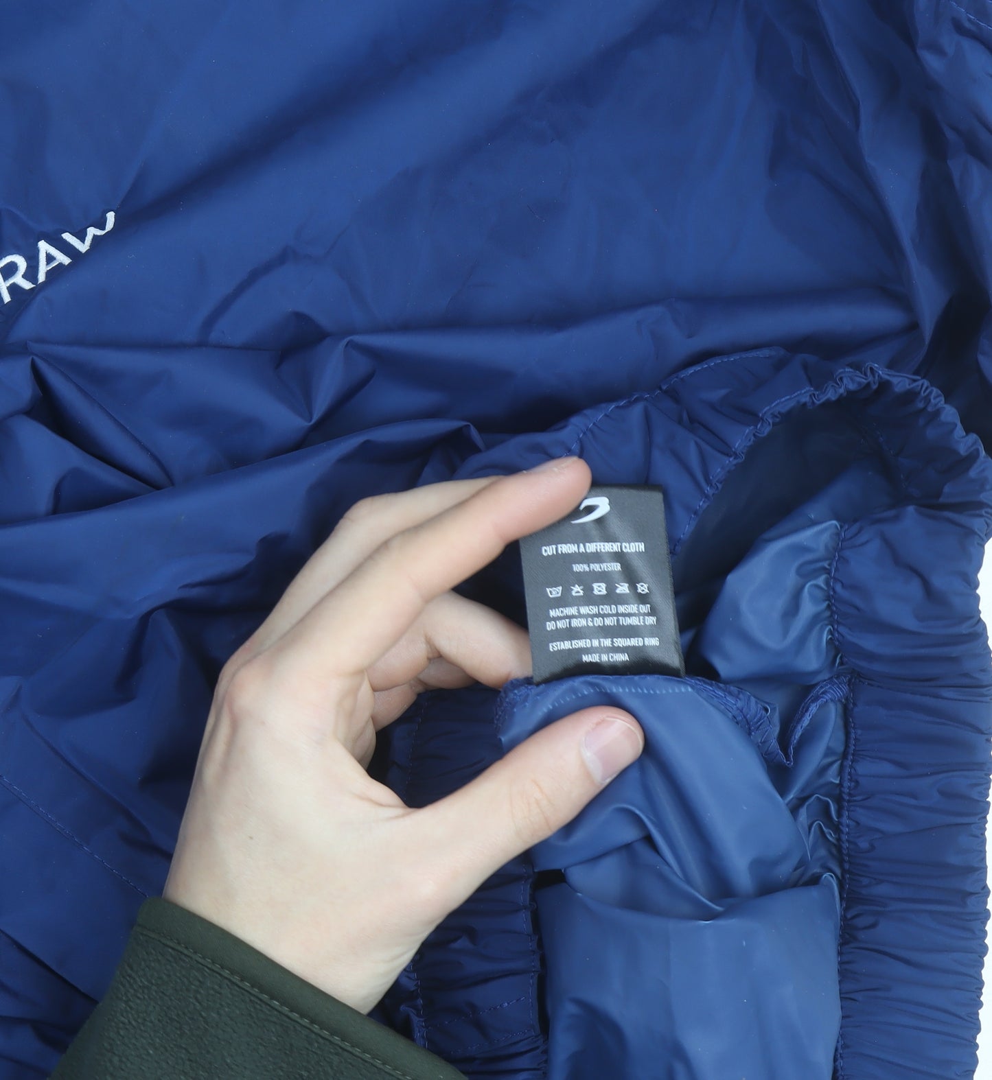 BOXRAW Men's Blue L Track Jacket Lightweight Pullover Sports Top