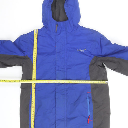 Gelert Boys Blue Hooded Parka Jacket 11-12 Years Waterproof Winter Coat