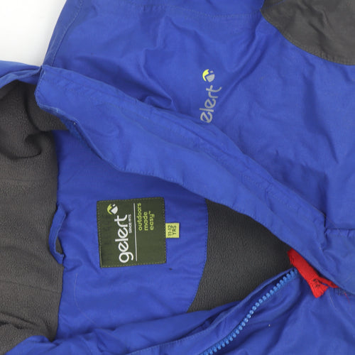 Gelert Boys Blue Hooded Parka Jacket 11-12 Years Waterproof Winter Coat