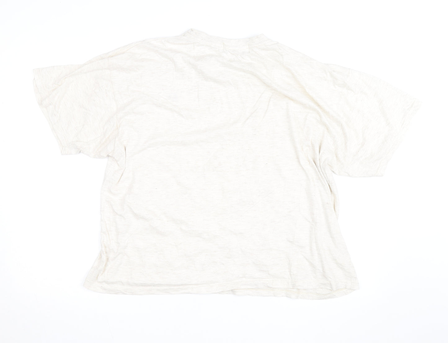 Fred Perry Men's White Cotton Crew Neck T-Shirt XL