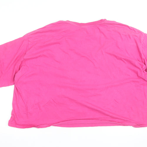 Tu Disney Women’s Pink Bambi Relaxed Fit Cotton T-Shirt Size 26