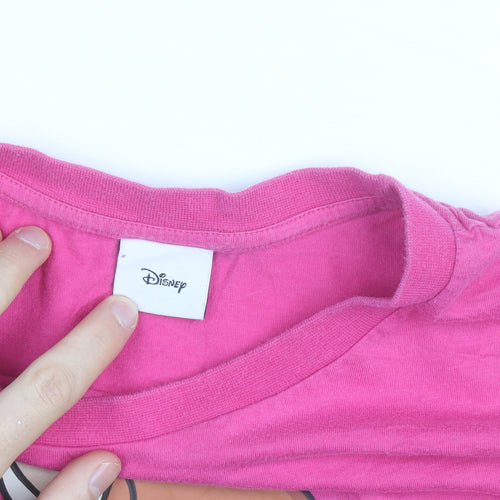 Tu Disney Women’s Pink Bambi Relaxed Fit Cotton T-Shirt Size 26