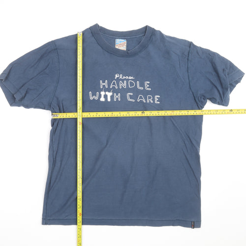 Petroleum Ath. Dept Men's Blue XL Vintage Fit Graphic T-Shirt