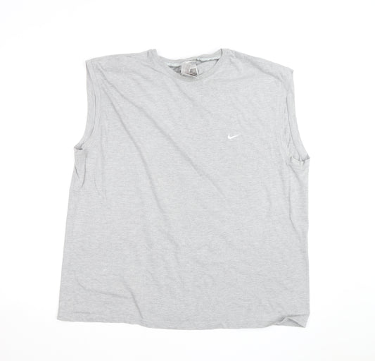 Nike Men's Grey 2XL Sleeveless Training Tank Top