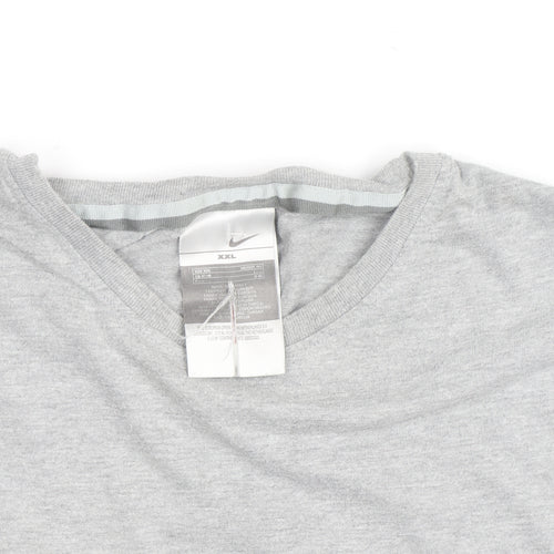 Nike Men's Grey 2XL Sleeveless Training Tank Top