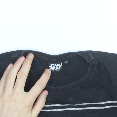 Rebel Star Wars Men's Black Stormtrooper Graphic T-Shirt Size S