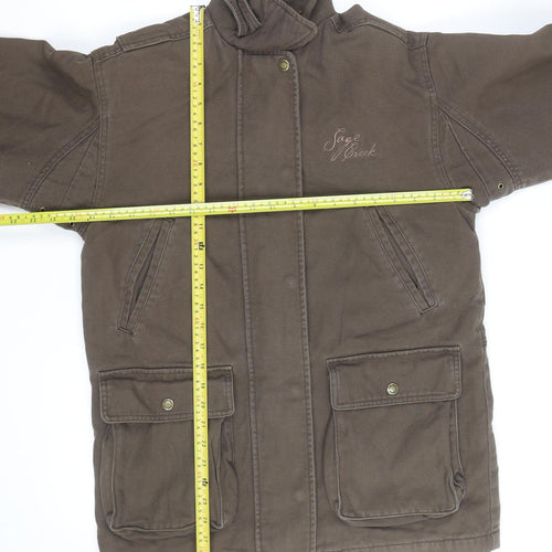 Cabela's Men Brown Cotton Sage Creek Field Jacket Size S