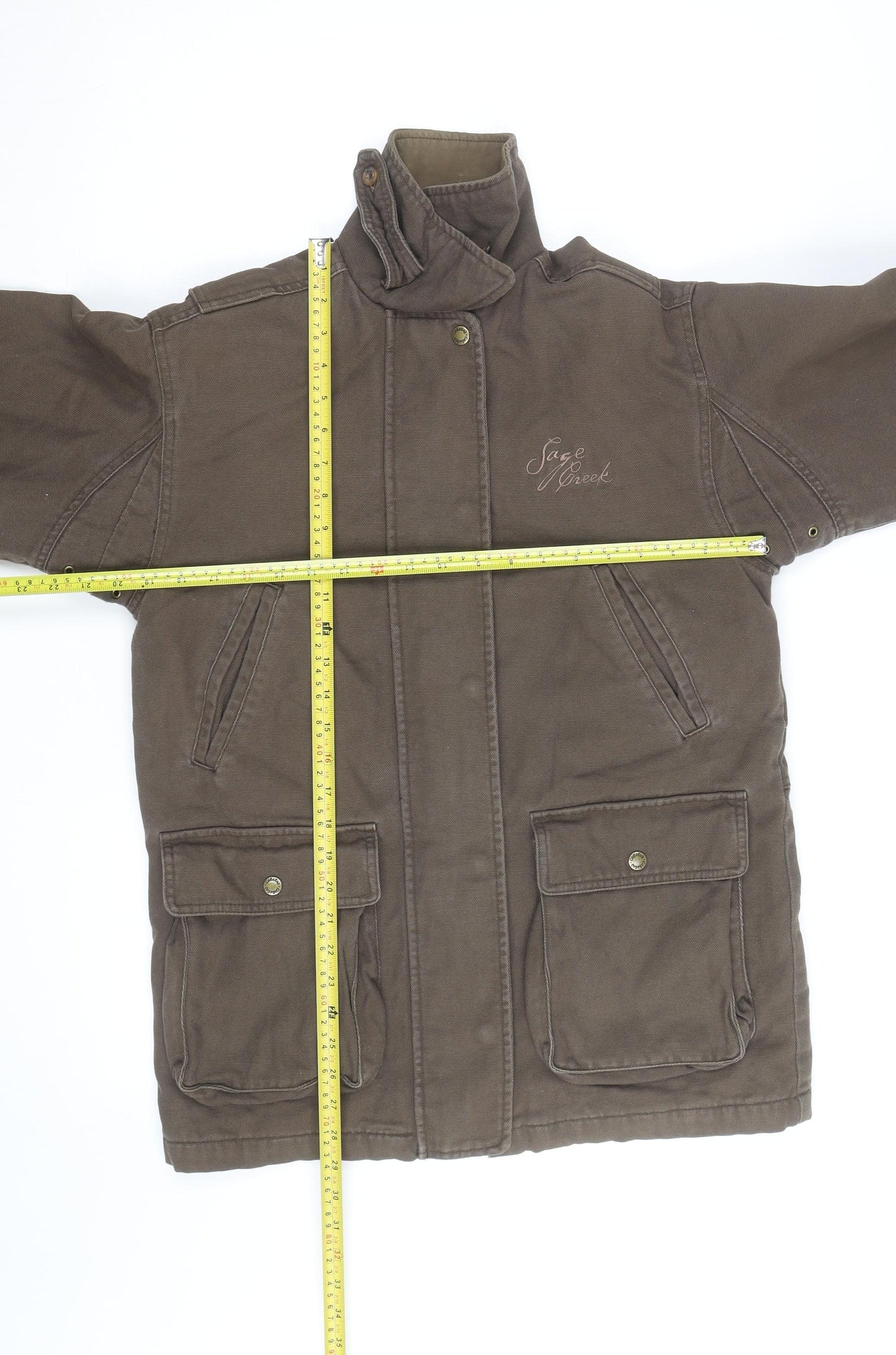 Cabela's Men Brown Cotton Sage Creek Field Jacket Size S