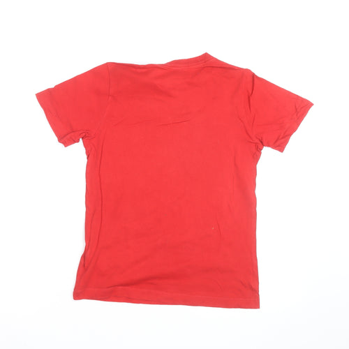 Nike Boys Red Graphic Logo Sports T-Shirt Size 10-11 Years