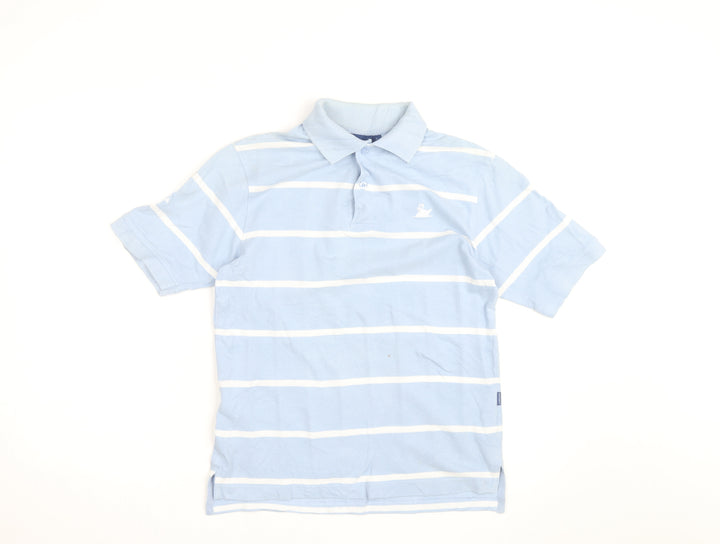 The Royal Yacht Britannia Men's Blue Striped Polo Shirt Size S