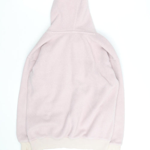 Champion Womens Pink Fleece Pullover Hoodie XS Relaxed Fit