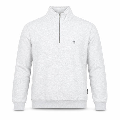 French Connection Men's Grey 1/2 Zip Sweatshirt Size M