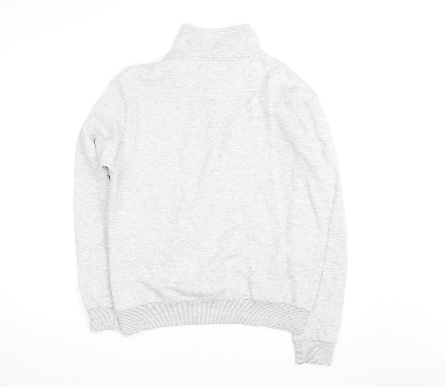 French Connection Men's Grey 1/2 Zip Sweatshirt Size M