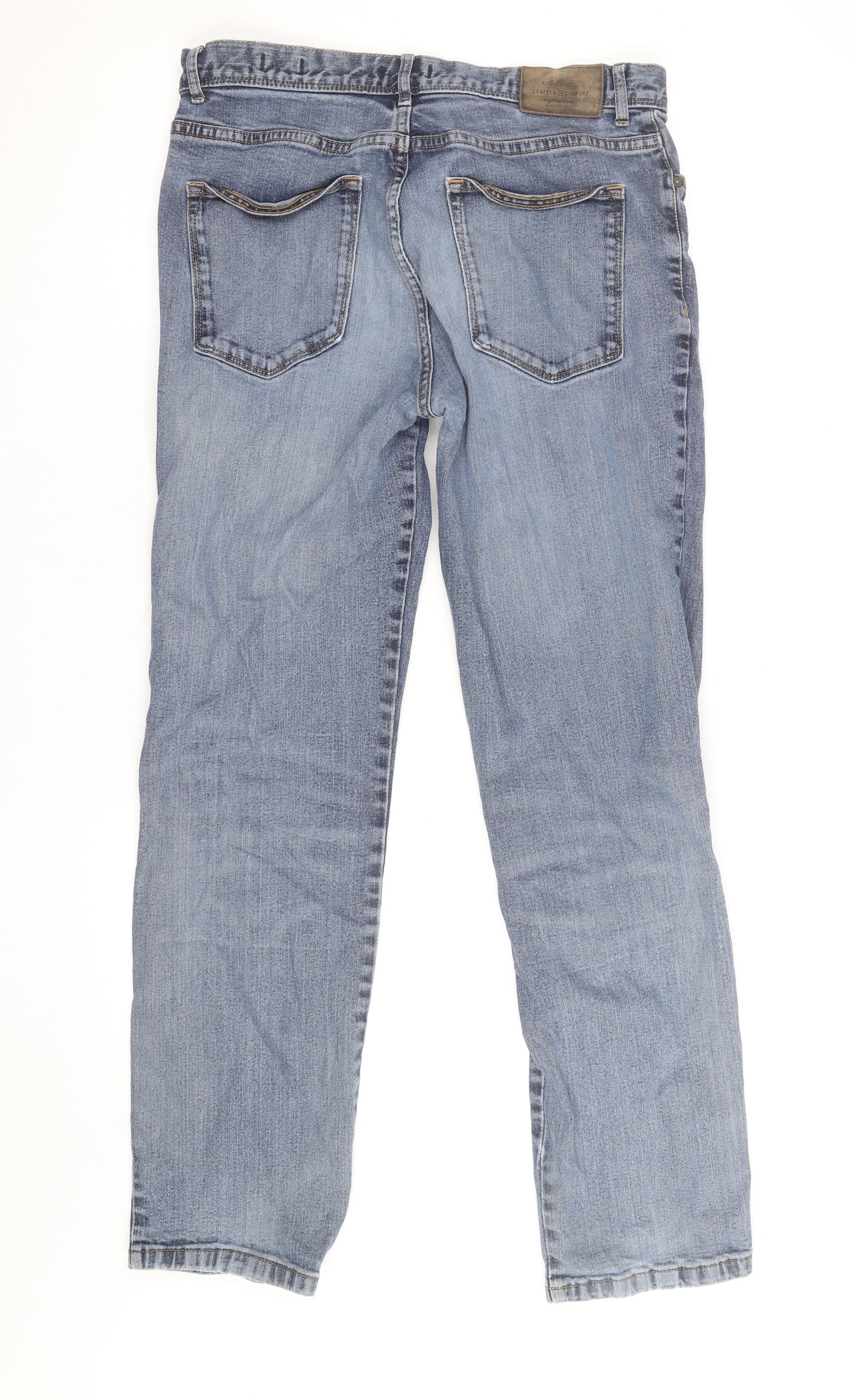 Tu Men’s Blue Straight Leg Denim Jeans W32 L32 Cotton Blend