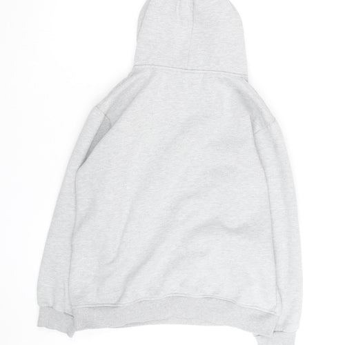 Champion Men's Grey XL Pullover Hoodie Embroidered Logo