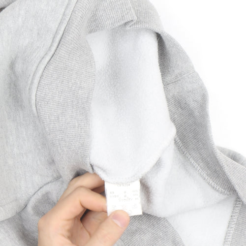 Champion Men's Grey XL Pullover Hoodie Embroidered Logo