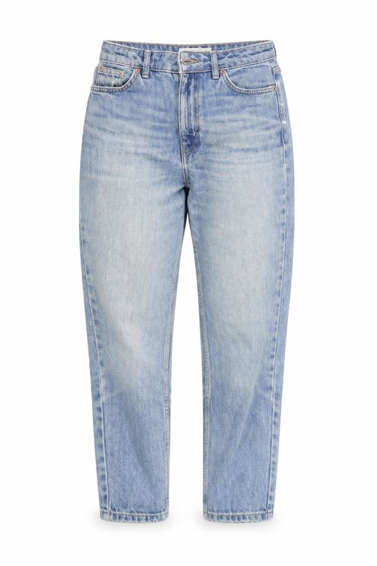 Topshop Women's Blue High Rise Mom Jeans Size 10 Regular Denim