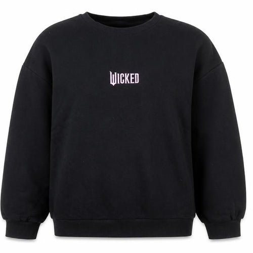 Wicked Girls Black Pullover Sweatshirt 13-14 Years Fairytale Graphic Print