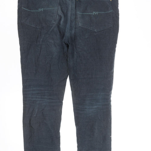 Mistral Women’s Blue Corduroy Straight Jeans Size 16