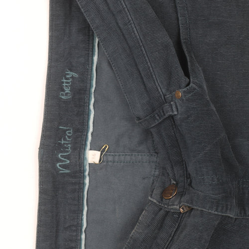 Mistral Women’s Blue Corduroy Straight Jeans Size 16
