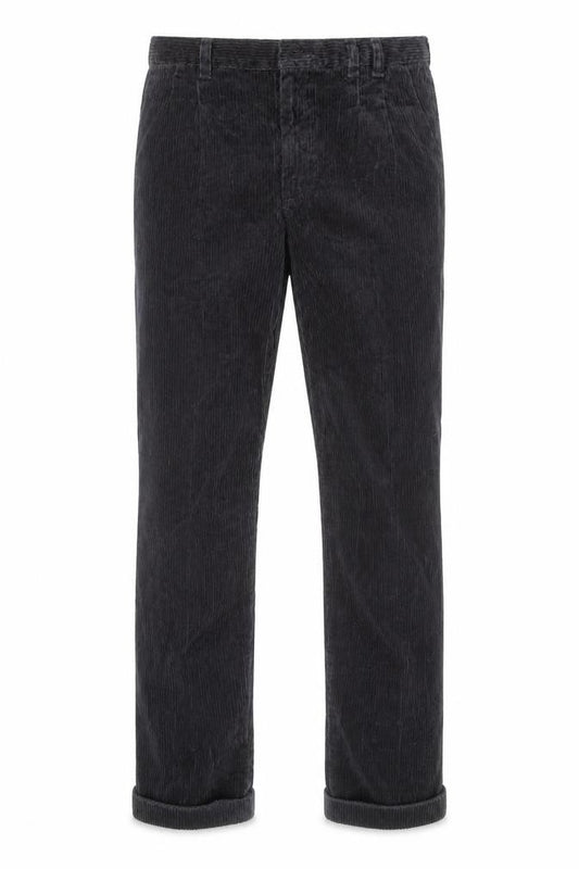 Wrangler Men's Black Corduroy Straight Jeans 32W 34L Regular Fit
