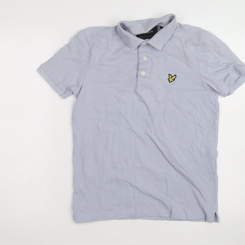 Lyle & Scott Mens Grey 2XL Cotton Polo Shirt Classic Logo