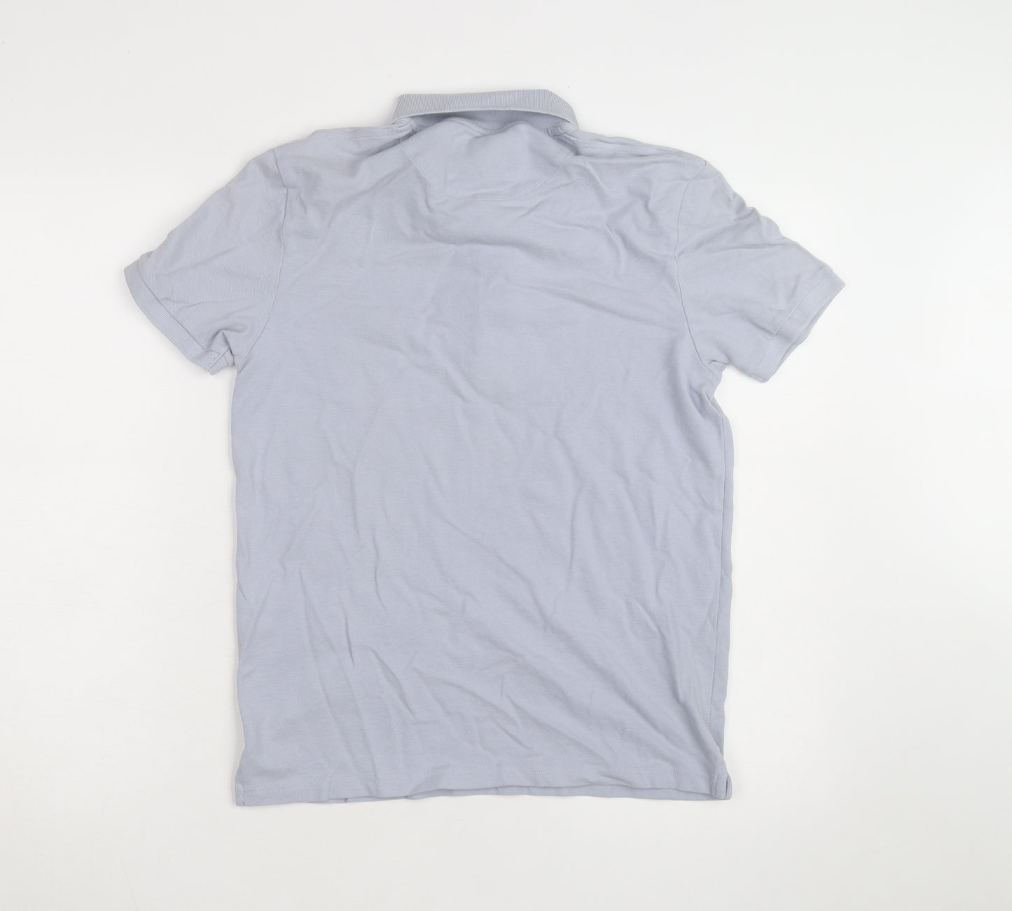 Lyle & Scott Mens Grey 2XL Cotton Polo Shirt Classic Logo