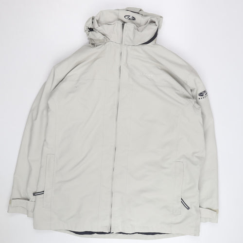 Regatta Men’s Beige Waterproof Hooded Rain Jacket 2XL