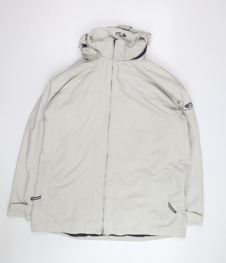 Regatta Men’s Beige Waterproof Hooded Rain Jacket 2XL