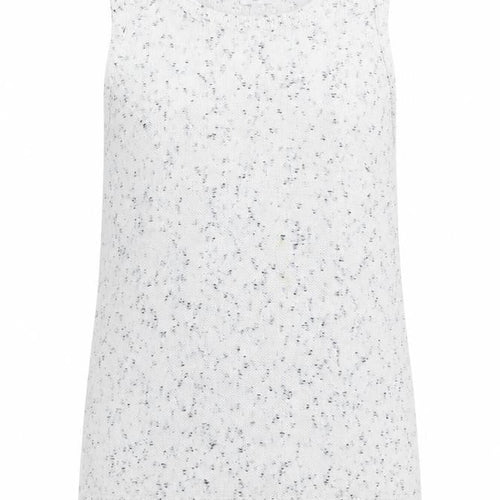 J. Jill Unisex White Sleeveless Knit Cotton Vest M