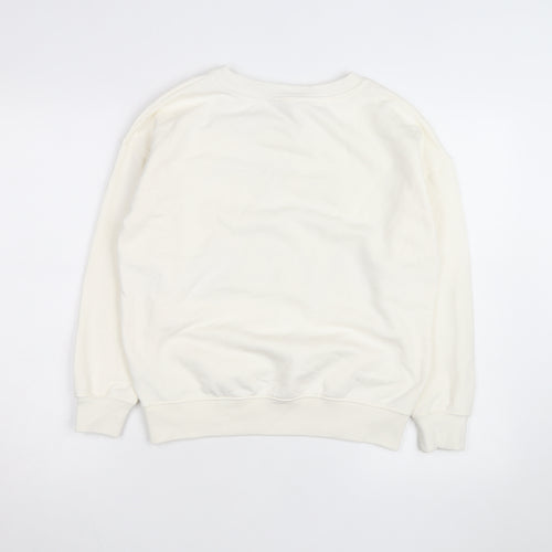 Next Men's Ivory St Ives Graphic Sweatshirt XS Regular Fit