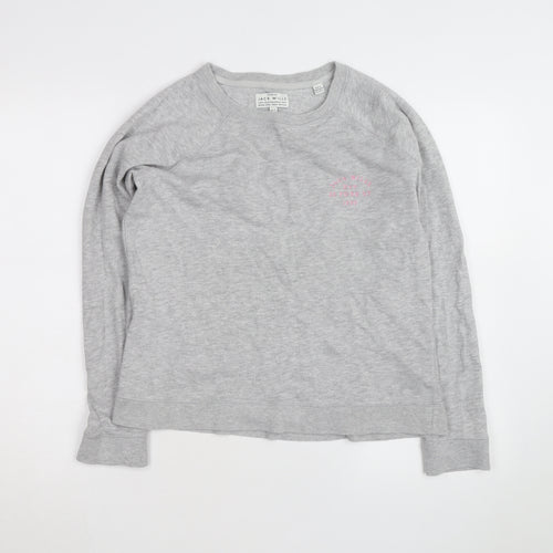 Jack Wills Women's Grey Crew Neck Sweatshirt Size 14