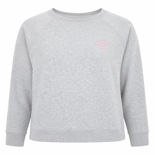 Jack Wills Women's Grey Crew Neck Sweatshirt Size 14