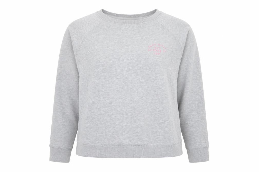 Jack Wills Women's Grey Crew Neck Sweatshirt Size 14