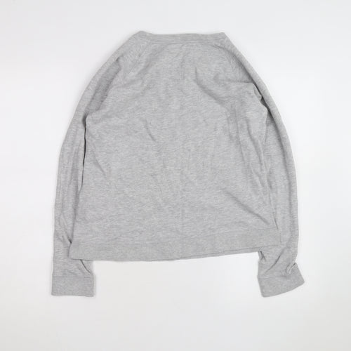 Jack Wills Women's Grey Crew Neck Sweatshirt Size 14