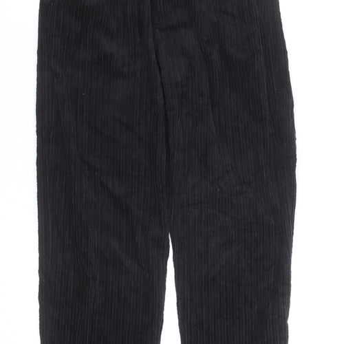 Club Montana Mens Black Corduroy Straight Jeans Size Regular