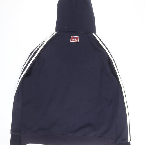 Lonsdale Men’s Blue Full Zip Hoodie Large Sports Fleece
