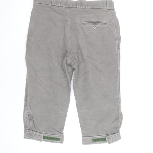 Barbour Men Grey Cotton Chino Shorts Size 32 Regular Fit