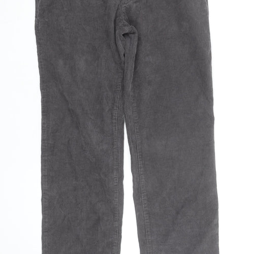 IZOD Men's Grey Corduroy Straight Fit Jeans W34 L32