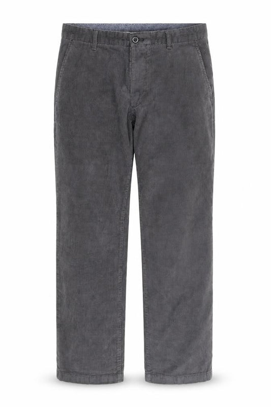 IZOD Men's Grey Corduroy Straight Fit Jeans W34 L32