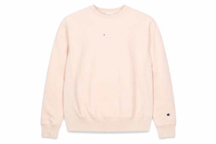 Champion Men's Beige Crew Neck Pullover Sweatshirt Medium