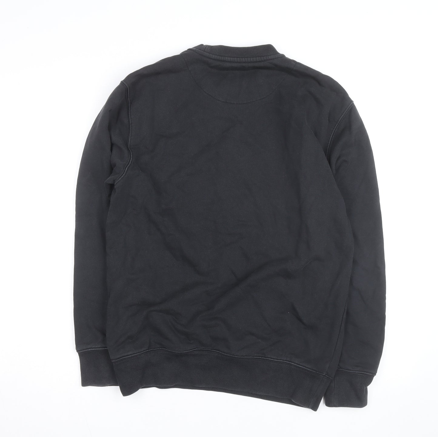 Palace Men’s Black Small Crew Neck Cotton Pullover Sweatshirt